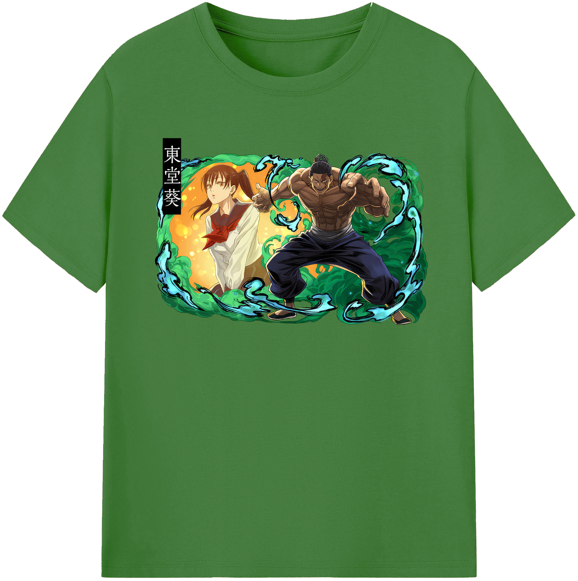 （画像用） 呪術廻戦 Jujutsu Kaisen レディースカジュアルプリントTシャツ（綿100％）